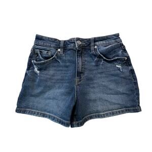 KanCan Denim Jean Shorts Size 5/26 Blue High Rise Stretch